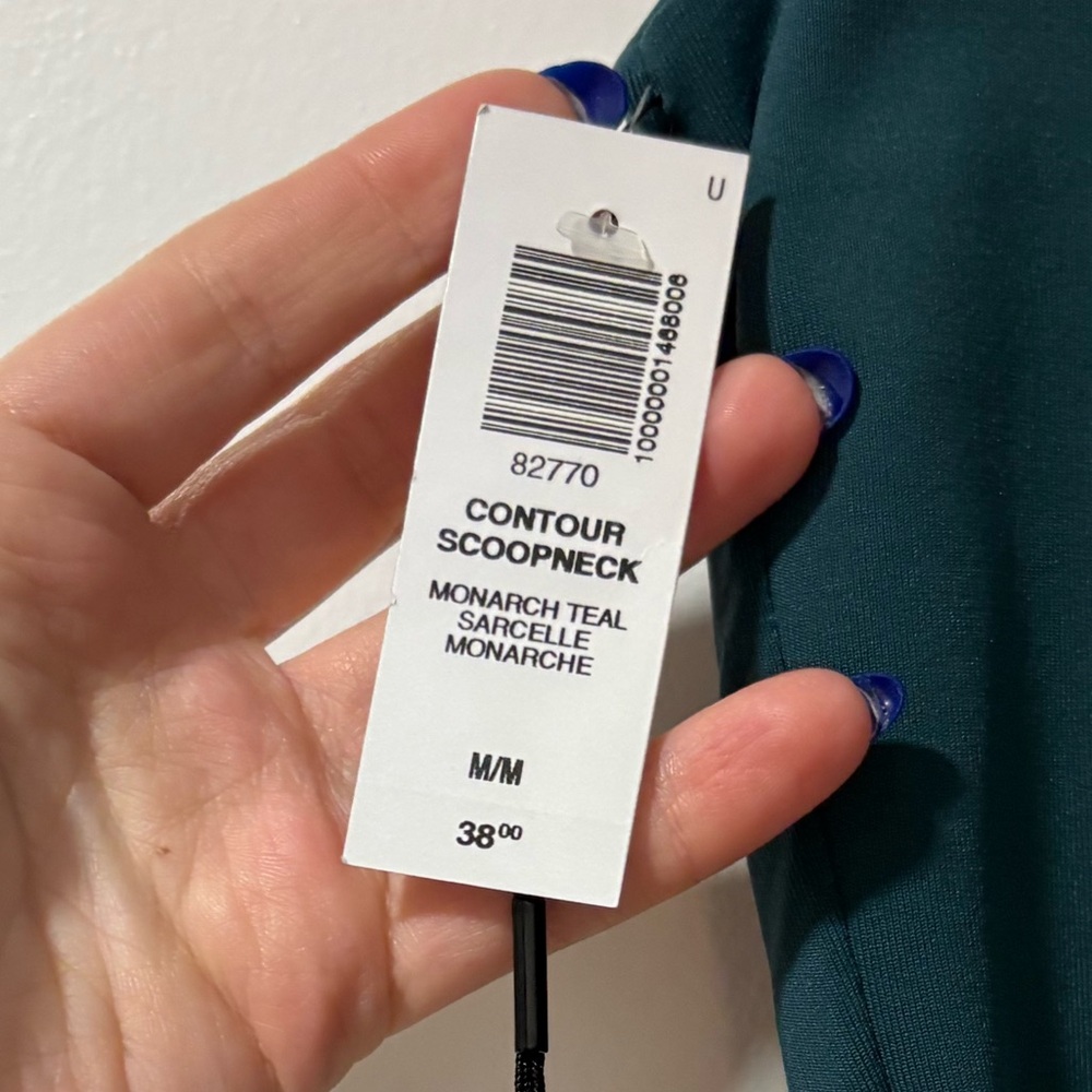 Aritzia Babaton Deep Teal Crop Top - Picture 5 of 5